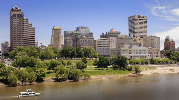 Memphis skyline - SE Memphis Magnificent Concrete service area